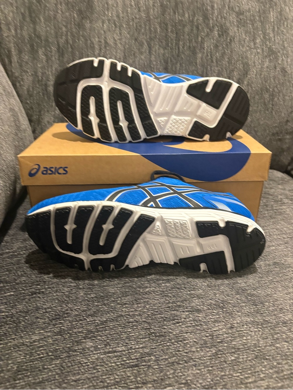 ASICS Men's size 8 Gel-Zaraca 5 Running Shoes - Blue/Black - Picture 6 of 6